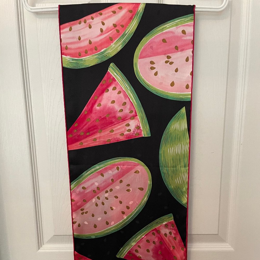 Gorgeous Talbots Watermelon silk scarf!